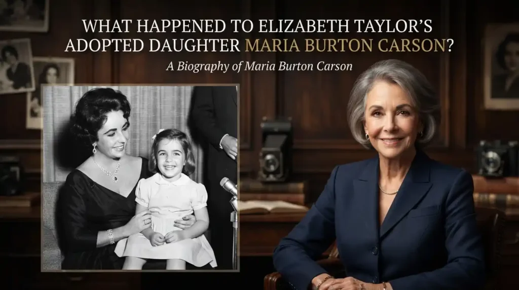 Maria Burton, Elizabeth Taylor’s adopted daughter and member of Hollywood’s famous family